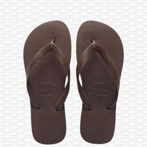 Havaianas Shoes - Havaianas Chocolate Brown Comfy Flip Flop Sandals